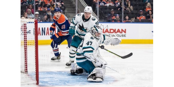 San Jose Sharks målvakt James Reimers oräddhet i spelet
